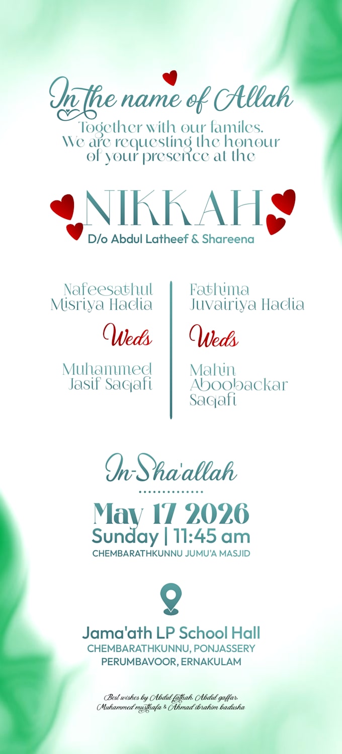 design elegant and custom wedding invitations