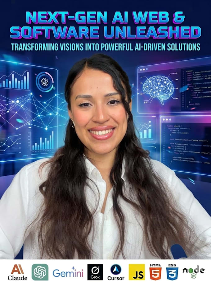 develop ai website, saas, chatbot for growth and conversions