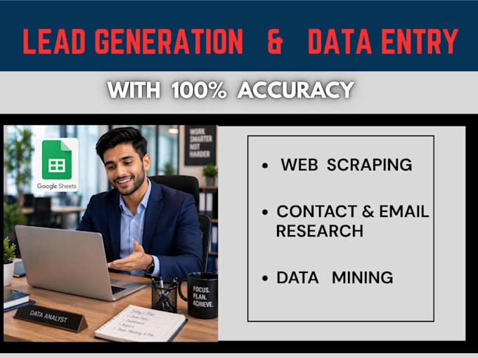 engage in b2b lead generation and fast data entry
