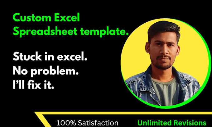 customised excel spreadsheet, template for your business