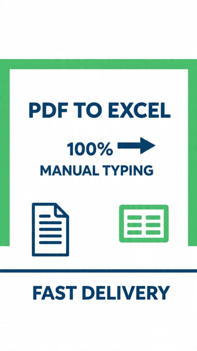 Fast and accurate pdf to excel data entry conversion service by U ...