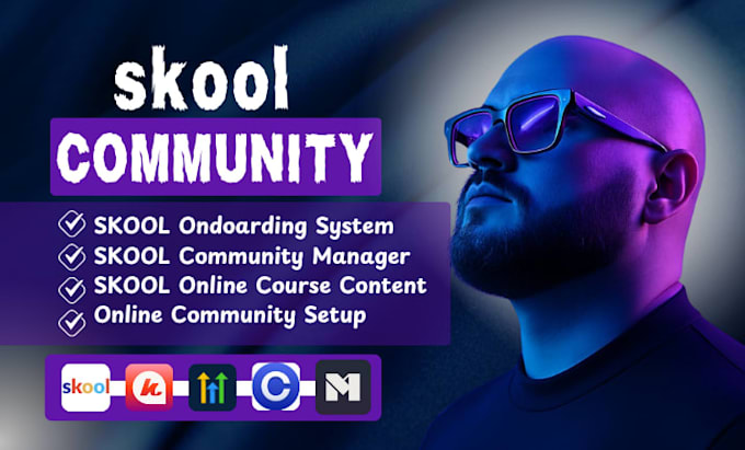 do skool community setup, online community manager, skool online course upload
