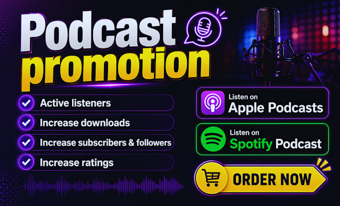 promote your podcast to get real listeners and downloads