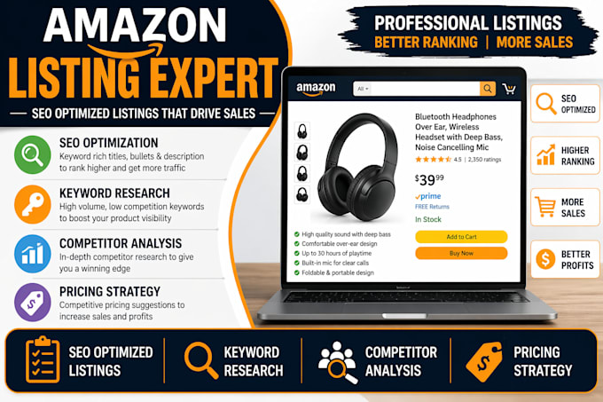optimize amazon listings for SEO and better sales