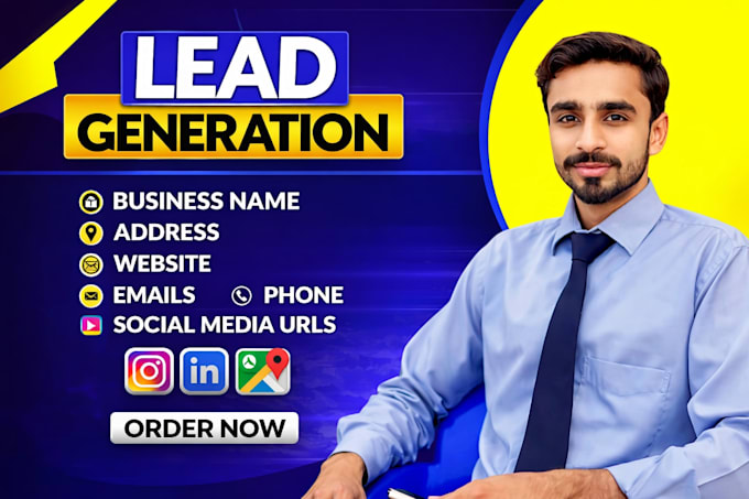 do b2b lead generation, lead scraping and prospect email list building service