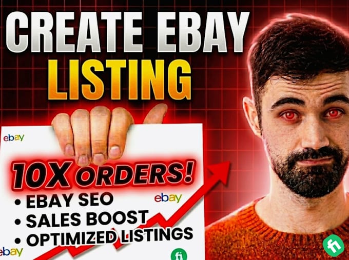 do ebay listing ,ebay product listing, SEO optimized, sales boosting