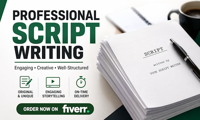 write creative content and engaging youtube video scripts