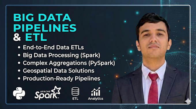 build big data pipelines and process datasets using pyspark and sql