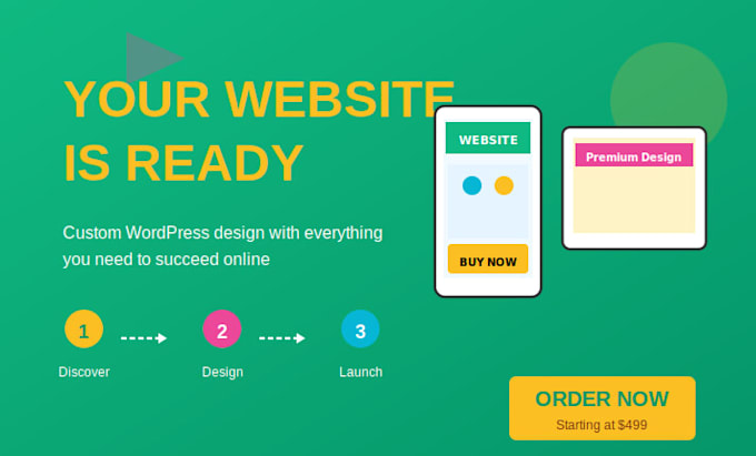 design professional word press website