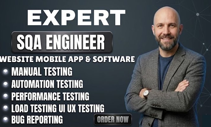 do manual, QA tester for software testing, automation testing and mobile apps