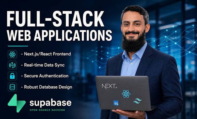 build a web application with supabase backend