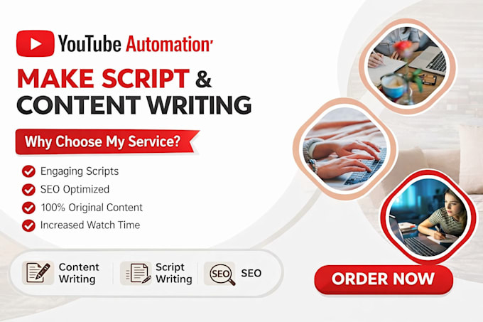 write engaging youtube automation scripts and viral content