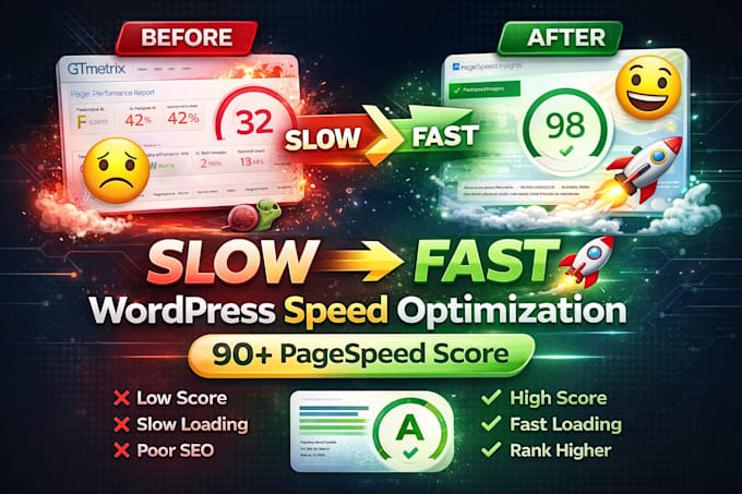 speed up your wordpress website and fix slow loading