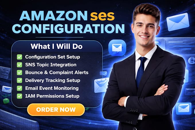 setup amazon ses configuration set event destination sns topic notification