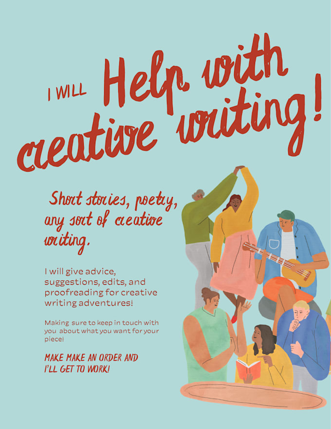 help edit and give advice on creative writing