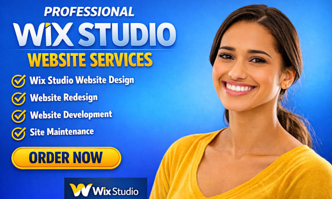design wix studio website redesign wix studio website development maintenance