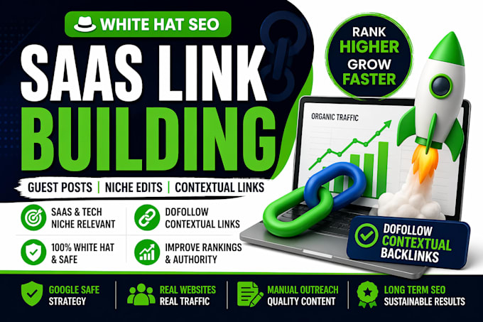 build high authority saas backlinks with guest posting