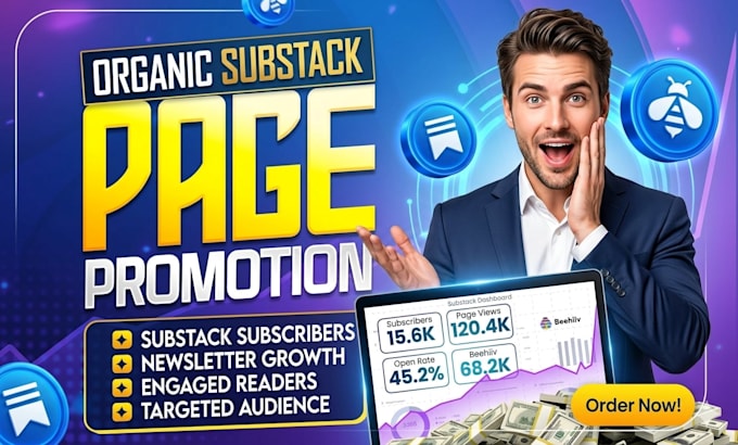 do organic substack promotion substack page beehiiv increase subscribers