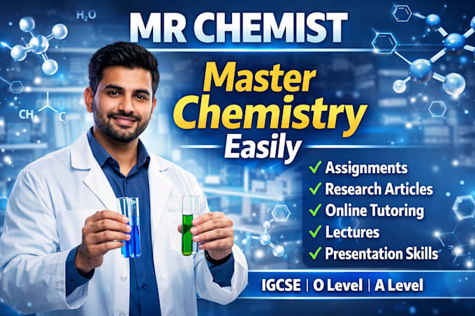 be your personal chemistry lecturer