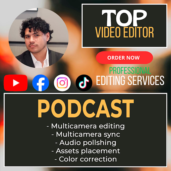 edit your podcast professionally for all social platforms