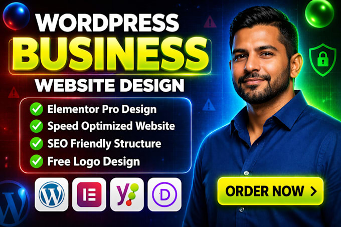 build wordpress business website, portfolio website design, blog website design