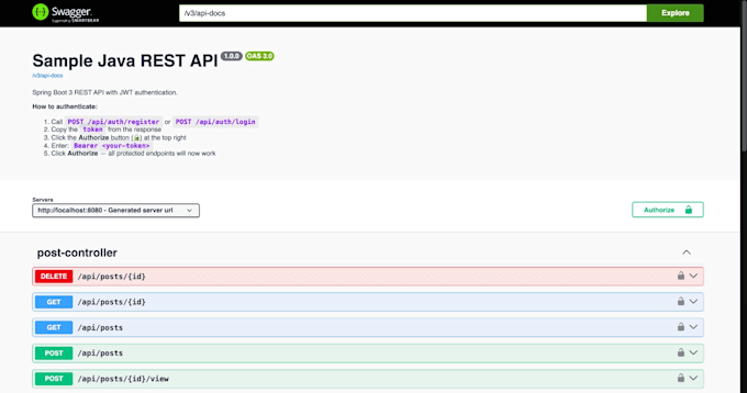 build a rest API with spring boot and java for your web or mobile app