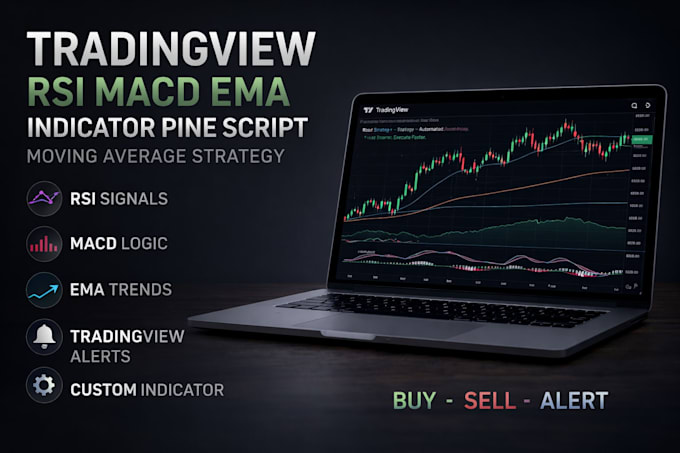 create tradingview rsi macd ema indicator pine script moving average strategy