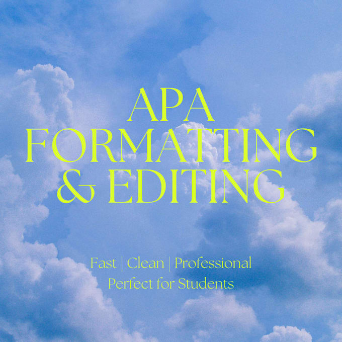 format your paper in apa style professionally