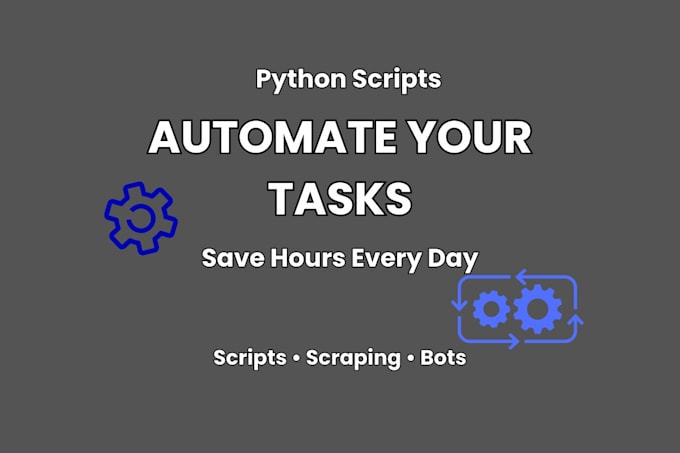 automate any repetitive task using python