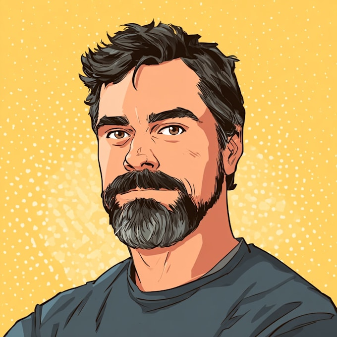 do vector portrait or cartoon portrait