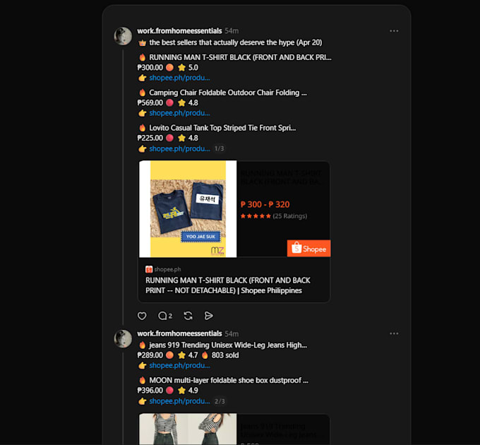 create a webscraper affiliate bot