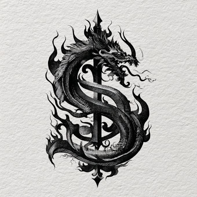 design genuine unique skull tattoo logo