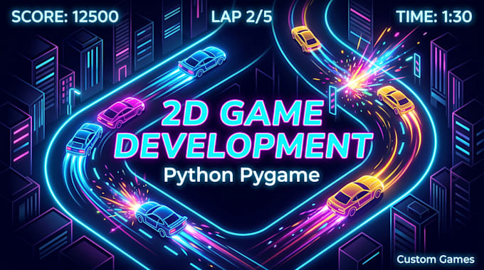 develop a custom 2d game using python