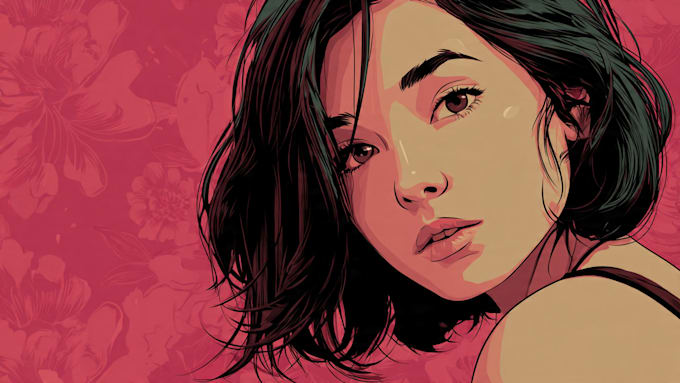 make vector line art or simple illustration