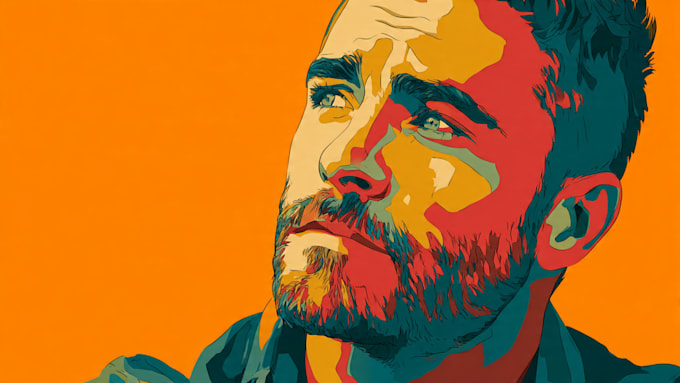 paint a any photo to vector art portrait