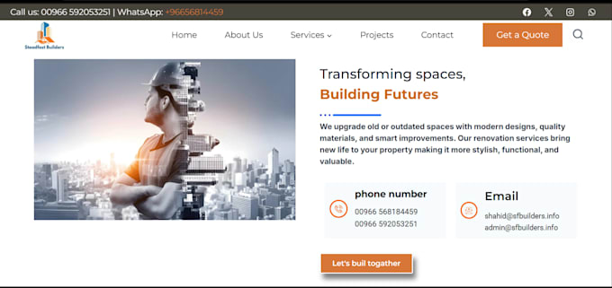 build a wordpress website