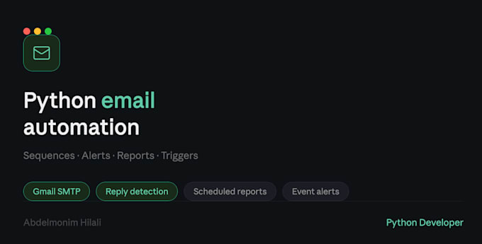 build python email automation systems