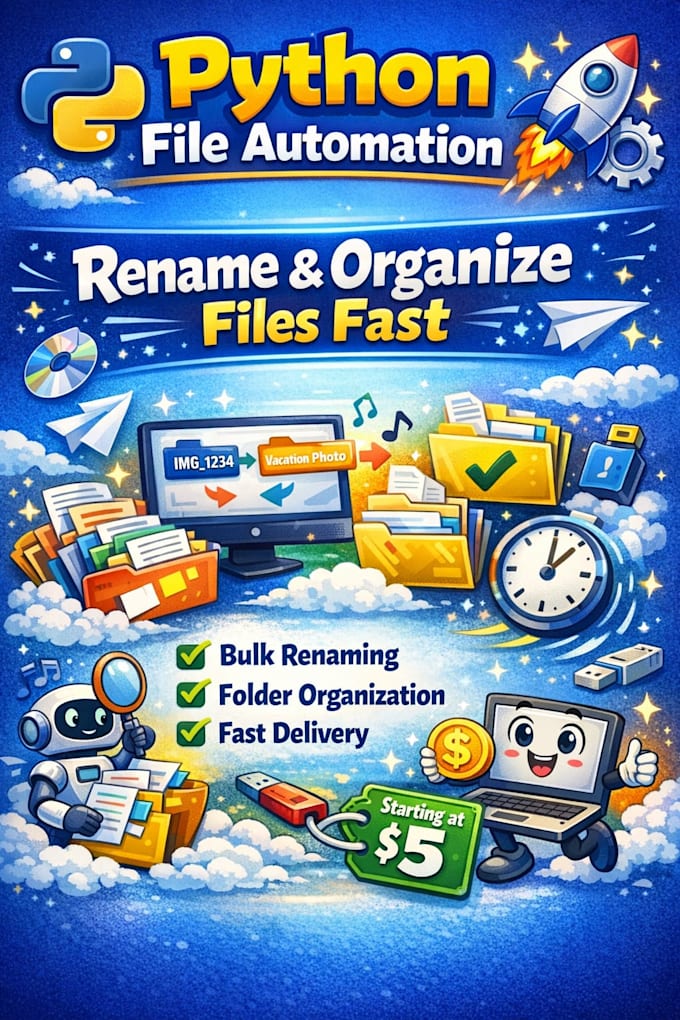 Renommer et organiser vos fichiers avec l'automatisation python