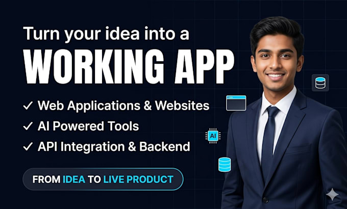 build web apps dashboards or ai powered tools