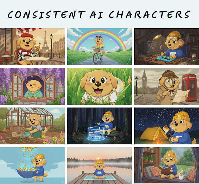 create a consistent aigc character or mascot for your brand