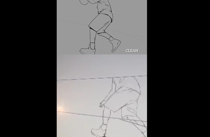 do lineart and cleanup