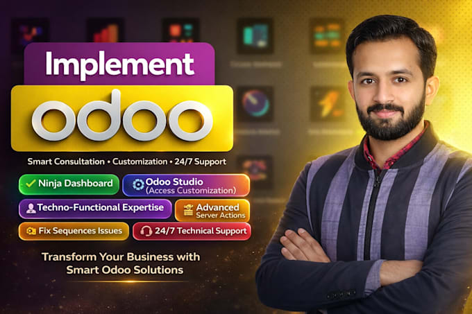 be your odoo techno functional consultant