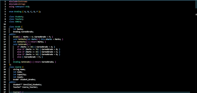 cpp and python coding using object oriented programming