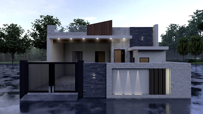 do 3d exterior and interior