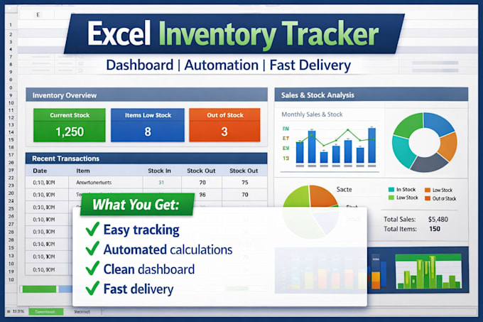 build a professional excel inventory management system