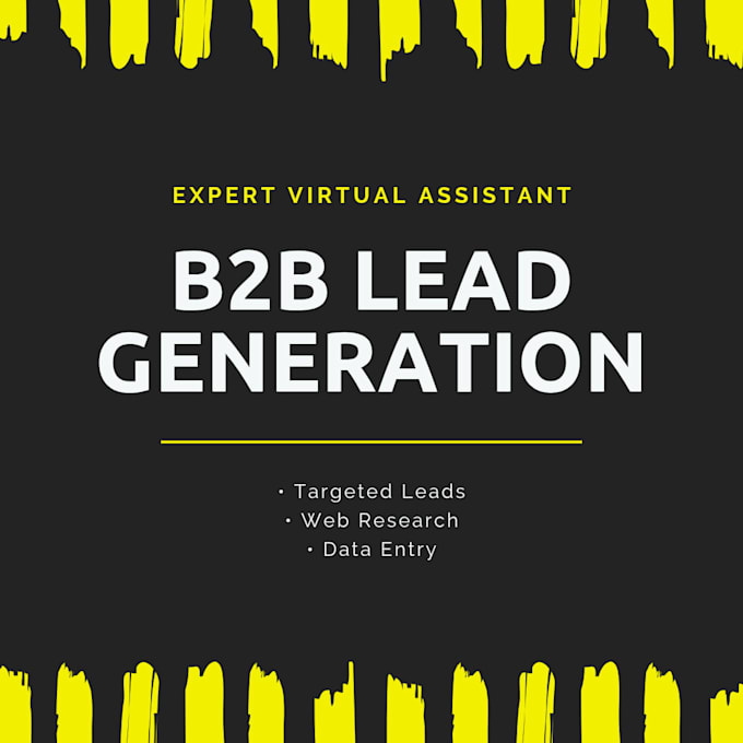 do targeted b2b lead generation and web research