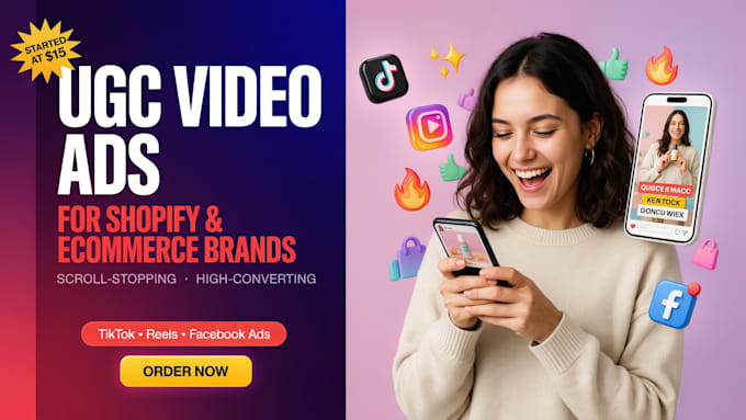 create ugc video ads for your shopify and ecommerce brand