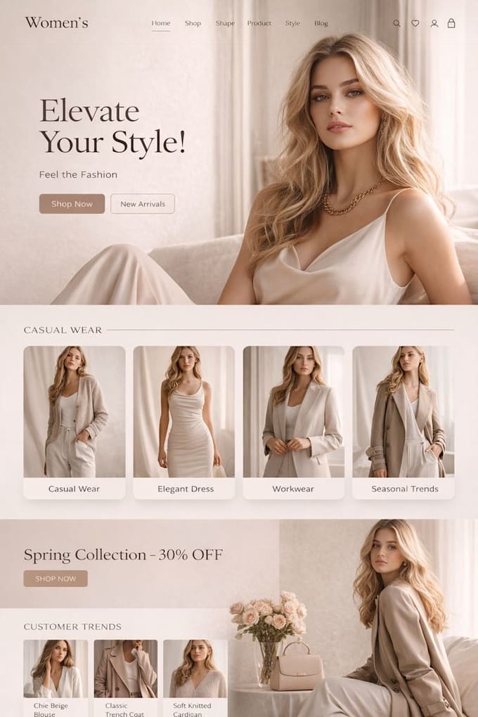 create a responsive landing page using HTML CSS javascript or react