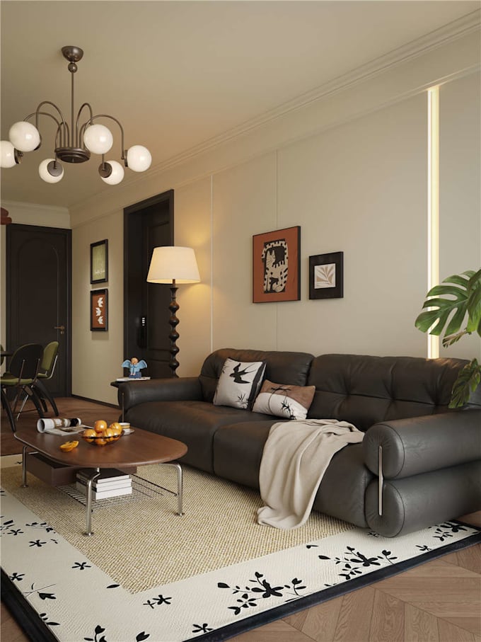 create realistic 3d interior rendering for your space
