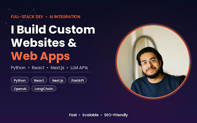 build a custom website and web applications
